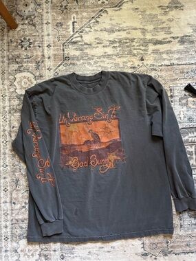 Bad Bunny Un Verano Sin Ti Long Sleeve Tour Shirt size XL concert merch